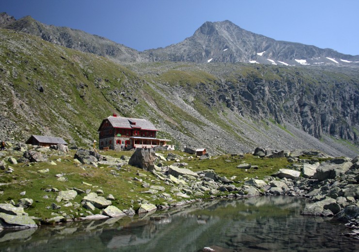 rifugio "Arthur von Schmid-Haus", a valle Dösental