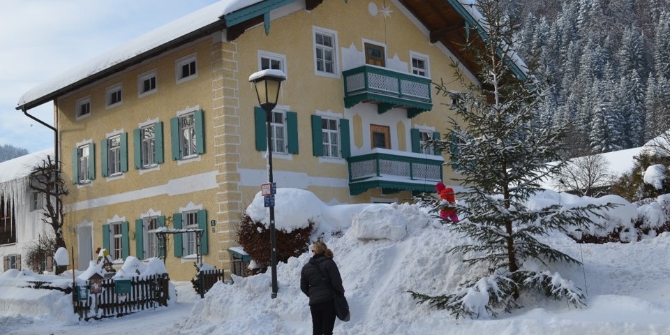 Haus Spitzsteinblick im Winter