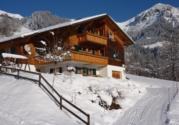 Haus Bergblick im Winter