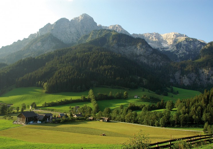 Vista del villaggio Johnsbach