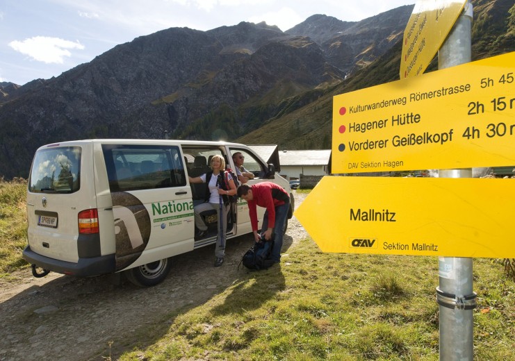 Escursionismo bus da parco nazionale Hohe Tauern