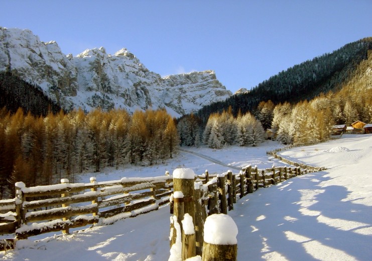 Escursioni invernali con panorama dolomitico